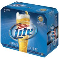 Miller Light Beer 12CT 12oz Cans *ID Required*