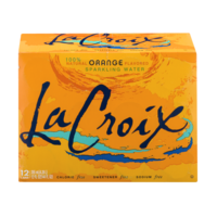 La Croix Natural Pure Sparkling Water Orange 12PK of 12oz Cans
