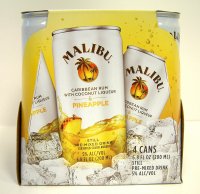Malibu Cocktail Can Rum & Pineapple 4PK 6.8oz Cans *ID Required* product image