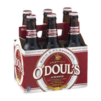 O'Doul's Amber Non-Alcohol Brew Malt Beverage 6CT 12oz Bottles product image