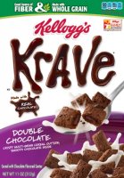 Kellogg's Krave Double Chocolate Cereal 11oz Box product image