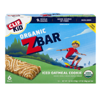 Clif Kid Organic Z Bar Iced Oatmeal Cookie 5CT 7.2oz PKG
