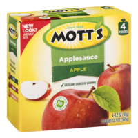 Mott's Original Applesauce 3.2 oz Pouches 4 Count PKG