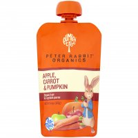 Peter Rabbit Organics Pumpkin, Carrot & Apple 100% Veg & Fruit Puree 4.4oz Pouch