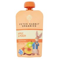 Peter Rabbit Organics Peach & Apple Fruit Snack 4oz Pouch