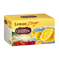 Celestial Seasonings Lemon Zinger Caffeine Free Herbal Tea Bags 20CT PKG