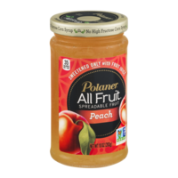Polaner All Fruit Spreadable Fruit Peach 10oz Jar product image