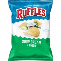 Ruffles Potato Chips Sour Cream & Onion 8.5oz Bag