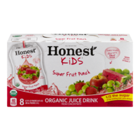 Honest Kids Organic Juice Drink Pouches Super Fruit Punch 8CT of 6.75oz EA product image