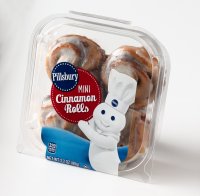 Pillsbury Mini Cinnamon Rolls 4PK 3oz product image