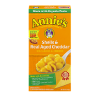 Annie's Homegrown Shells & Real Aged Cheddar Macaroni & Cheese 6oz Box