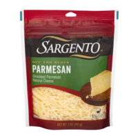 Sargento Off the Block Shredded Parmesan Natural Cheese 5oz Bag product image