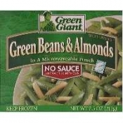 Green Giant Green Beans & Almonds No Sauce 7.5oz. PKG