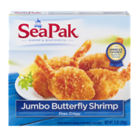 Sea Pak Jumbo Butterfly Shrimp Oven Crunchy 9oz Box product image