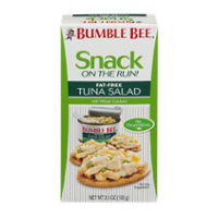 Bumble Bee Snack on the Run Fat Free Tuna Salad with Wheat Crackers 3.5 oz. PKG