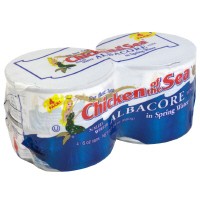 Chicken of the Sea Tuna Solid White in Water 4PK of 5oz Cans product image