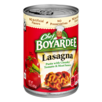 Chef Boyardee Lasagna with Tomato & Meat Sauce 15oz Can