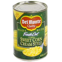 Del Monte Fresh Cut Sweet Corn Cream Style 14.7oz Can