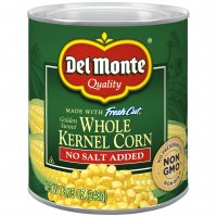 Del Monte Fresh Cut Sweet Corn Whole Kernel No Salt Added 8.75oz