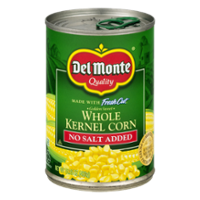 Del Monte Fresh Cut Sweet Corn Whole Kernel No Salt Added 15.2oz