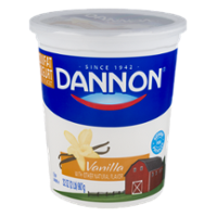 Dannon Natural Flavors Yogurt Low Fat Vanilla 32oz Tub