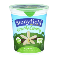 Stonyfield Farm Low Fat French Vanilla Yogurt 32oz Tub