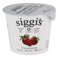 Siggi's Icelandic Style Strained Non-Fat Yogurt Strawberry 5.3oz Cup