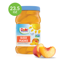 Dole Sliced Peaches in 100% Juice 23.5oz Jar product image