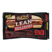Ball Park Lean Beef Franks Bun Size 8CT Hot Dogs 14oz PKG product image