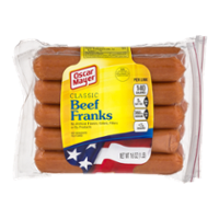 Oscar Mayer Classic Beef Franks 10CT 16oz PKG