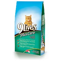 9 Lives Plus Care Tuna and Egg 3.15LB Bag