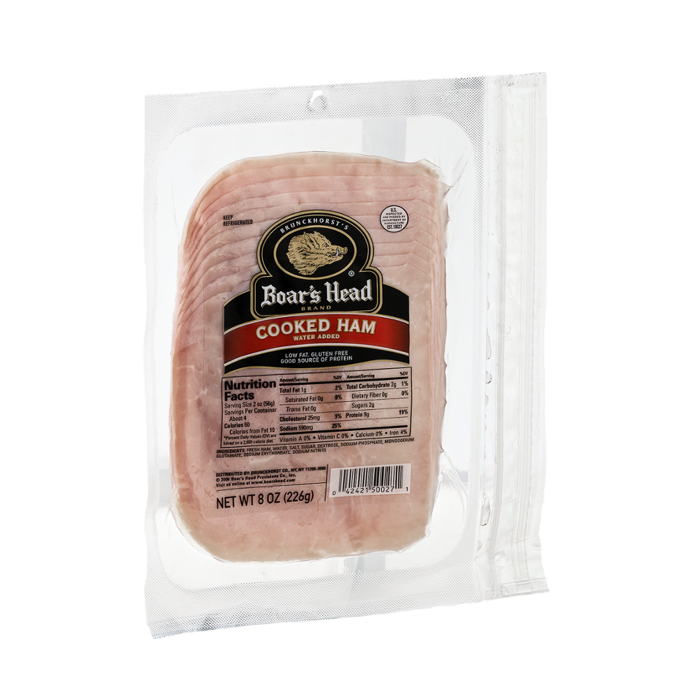 Boar's Head Pre Sliced Cooked Ham 8oz PKG Garden Grocer